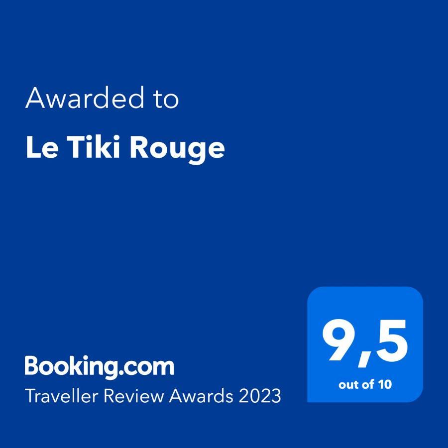 Le Tiki Rouge Villa Punaauia  Buitenkant foto
